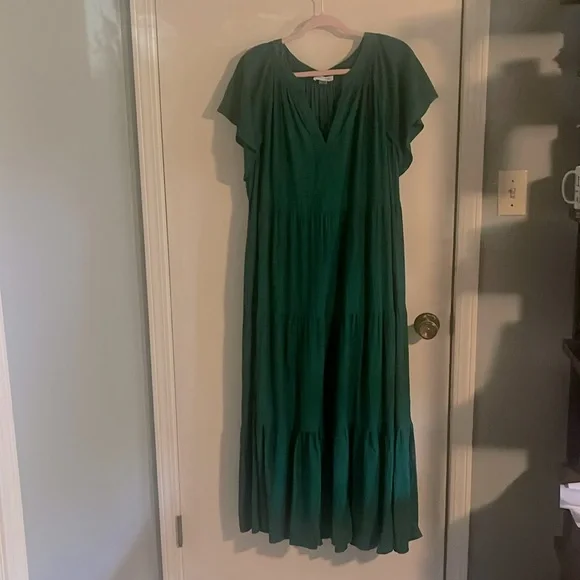 calvin klein green maxi dress Asos Edition Ruffle Detail Mini Smock Dress In Blue Floral Jacquard main image 0